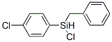 クロロ(4-クロロフェニル)メチルフェニルシラン 化学構造式