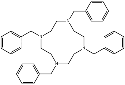 1,4,7,10-TETRABENZYL-1,4,7,10-TETRAAZACYCLODODECANE Structure