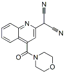 2-[4-(morpholine-4-carbonyl)quinolin-2-yl]propanedinitrile,180859-71-6,结构式