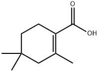 2,4,4-Trimethyl-1-cyclohexene-1-carboxylic acid,18088-97-6,结构式