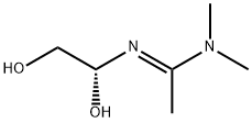 Ethanimidamide, N-(1,2-dihydroxyethyl)-N,N-dimethyl-, [R-(E)]- (9CI) Structure