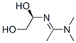 Ethanimidamide, N-(1,2-dihydroxyethyl)-N,N-dimethyl-, [R-(E)]- (9CI) Structure