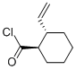 Cyclohexanecarbonyl chloride, 2-ethenyl-, trans- (9CI) 化学構造式