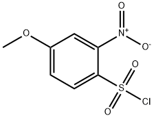 4-メトキシ-2-ニトロベンゼンスルホニルクロリド 化学構造式