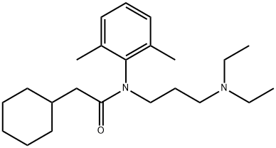 2-Cyclohexyl-N-[3-(diethylamino)propyl]-N-(2,6-dimethylphenyl)acetamide 结构式