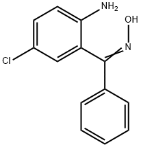2-氨基-5-氯二苯酮肟, 18097-52-4, 结构式