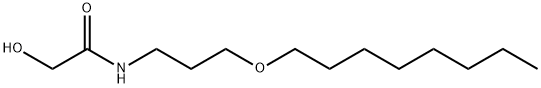 2-HYDROXY-N-((3-OCTYLOXY)PROPYL)ACETAMIDE,180982-91-6,结构式