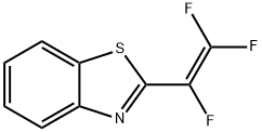 Benzothiazole, 2-(trifluoroethenyl)- (9CI) 结构式