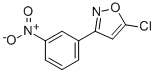 5-CHLORO-3-(3-NITROPHENYL)ISOXAZOLE Structure