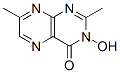 3-Hydroxy-2,7-dimethyl-4(3H)-pteridinone Struktur