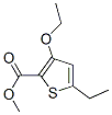 2-Thiophenecarboxylicacid,3-ethoxy-5-ethyl-,methylester(9CI),181063-74-1,结构式