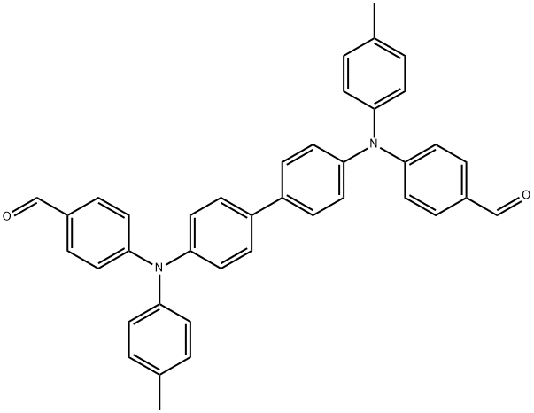 N,N'-Di-p-tolyl-N,N'-di(4-formylphenyl)benzidin,181064-88-0,结构式
