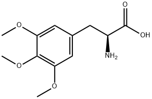 3,4,5-三甲氧基-DL-苯丙氨酸, 18111-22-3, 结构式