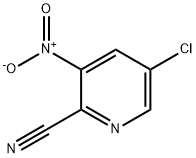 5-Chloro-3-nitropyridine-2-carbonitrile Struktur