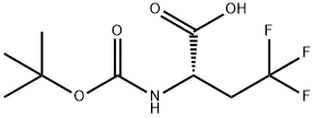 (S)-Boc-2-amino-4,4,4-trifluoro-butyric acid,181128-25-6,结构式