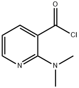 3-Pyridinecarbonyl chloride, 2-(dimethylamino)- (9CI),181132-78-5,结构式
