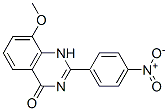 4(1H)-Quinazolinone,  8-methoxy-2-(4-nitrophenyl)-  (9CI),181135-49-9,结构式