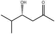 2-Hexanone, 4-hydroxy-5-methyl-, (4R)- (9CI) 结构式