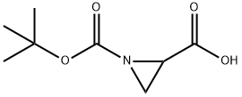 1-(叔丁氧基羰基)氮丙啶-2-羧酸,181212-91-9,结构式