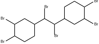 1,1'-(1,2-dibromoethane-1,2-diyl)bis[3,4-dibromocyclohexane] 结构式