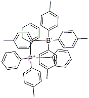 四对甲苯基硼化对甲苯基三苯基膦, 181259-37-0, 结构式
