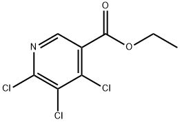 4,5,6-三氯烟酸乙酯,181261-73-4,结构式