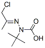 Hydrazinecarboxylic acid, (2-chloro-1-methylethylidene)-, 1,1-dimethylethyl 结构式