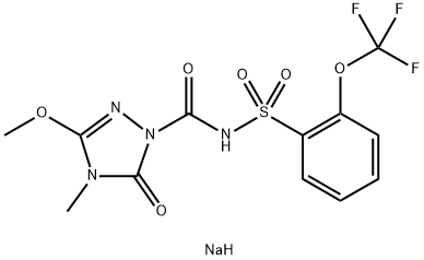 Flucarbazone sodium Struktur