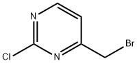 Pyrimidine, 4-(bromomethyl)-2-chloro- (9CI) Structure