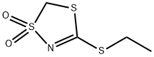 3-(Ethylthio)-1,4,2-dithiazole 1,1-dioxide Struktur