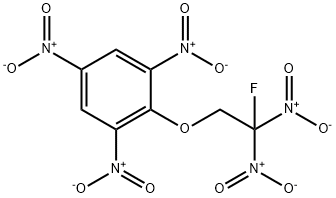 1-(2-フルオロ-2,2-ジニトロエトキシ)-2,4,6-トリニトロベンゼン 化学構造式