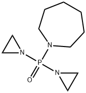 Bis(1-aziridinyl)(hexahydro-1H-azepin-1-yl)phosphine oxide,18144-64-4,结构式