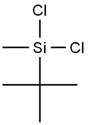 ジクロロ(1,1-ジメチルエチル)(メチル)シラン 化学構造式