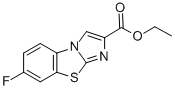 7-FLUOROIMIDAZO[2,1-B]BENZOTHIAZOLE-2-CARBOXYLIC ACID ETHYL ESTER,181486-57-7,结构式