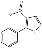 3-ニトロ-2-フェニルチオフェン 化学構造式