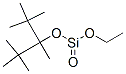 Silicic acid di(tert-butyl)diethyl ester Structure