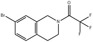 N-三氟乙酰基-7-溴-1,2,3,4-四氢异喹啉, 181514-35-2, 结构式