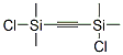 2,5-Dichloro-2,5-dimethyl-2,5-disila-3-hexyne Structure