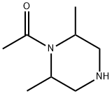 Piperazine, 1-acetyl-2,6-dimethyl- (9CI) Structure