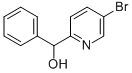 (5-溴吡啶-2-基)(苯基)甲醇 结构式