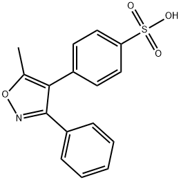 バルデコキシブスルホン酸 化学構造式