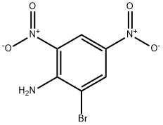 2-溴-4,6-二硝基苯胺, 1817-73-8, 结构式