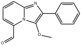 2-(3-甲氧苯基)-3-咪唑并[3,2-A]吡啶甲醛 结构式