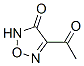 1,2,5-Oxadiazol-3(2H)-one, 4-acetyl- (9CI) Struktur