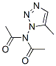 Acetamide,  N-acetyl-N-(5-methyl-1H-1,2,3-triazol-1-yl)- 化学構造式