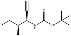 Carbamic acid, [(1S,2S)-1-ethynyl-2-methylbutyl]-, 1,1-dimethylethyl ester (9CI) Struktur