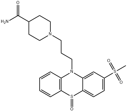 美托哌丙嗪亚砜, 18181-99-2, 结构式