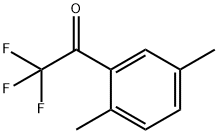 Ethanone, 1-(2,5-dimethylphenyl)-2,2,2-trifluoro- (9CI) Struktur