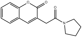 3-[(1-Pyrrolidinylcarbonyl)methyl]coumarin|