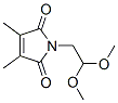 1H-Pyrrole-2,5-dione, 1-(2,2-dimethoxyethyl)-3,4-dimethyl- (9CI) 结构式